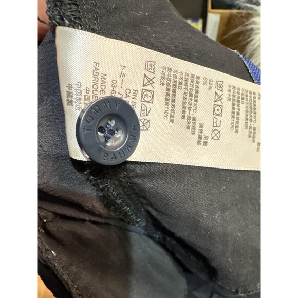 Tommy‎ Bahama Mens Black Plaid Textured Shorts 36 Flat Front - Picture 7 of 7